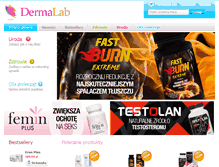 Tablet Screenshot of dermalab.pl